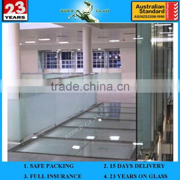 6.38-42.3mm Clear Laminated Glass Floor