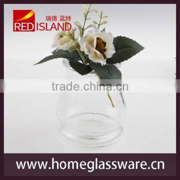 Clear Glass Bowl Container Planter Vase photo-4