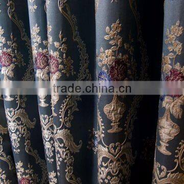 Made In China Luxury Embroidered Hotel Curtains/European Style Living Room Blackout Curtain photo-4