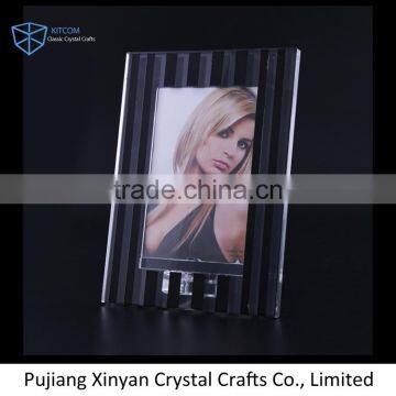 Latest arrival wholesale crystal wedding photo frame