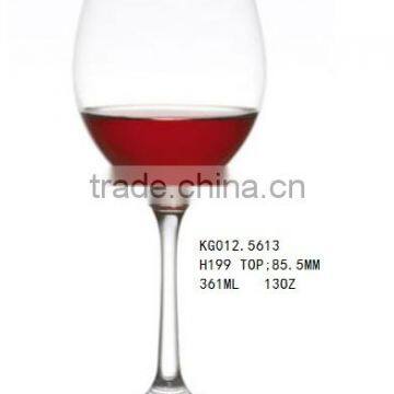 360ml transparent wine glass 12oz wine galss goblet lead free wine glass mug