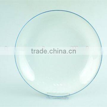 Ceramic Dinnerware Set With Blue Edge With Cheap Price in Stock photo-2