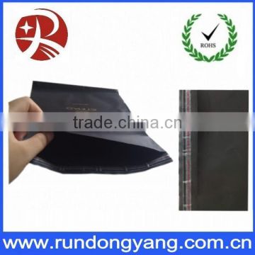 custom black CPE plastic mailing bag for packing