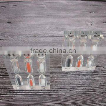 Clear Resin Block Timer Creative Mini 1minute Count Down Timer photo-6