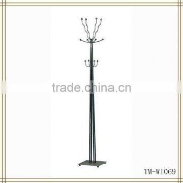 New design metal floor standing coat rack