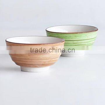 Japan Style Ceramic Bowl With Hand Painting photo-3