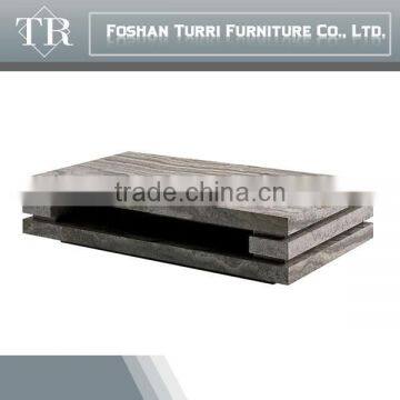 Classic White Gloss Travertine TV Stand For Living Room photo-3