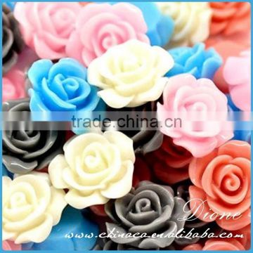 flower cabochons 12mm for Crafts&Pendants&Jewelry resin flower cabochons 12mm