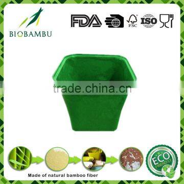 OEM available Eco-friendly Traditional bamboo fiber flower pots