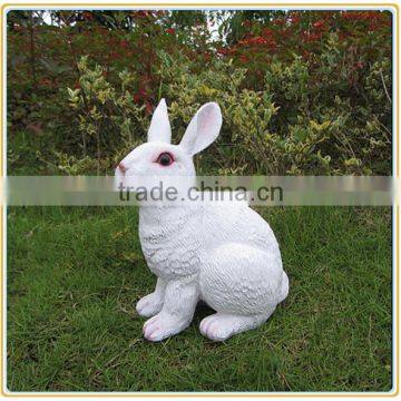Bespoke Resin Decorative Lovely Standing Rabbit Sculpture for Garden Decoration photo-3