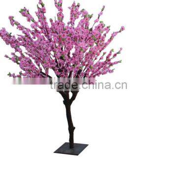 Small Artificial Peach Flower Tree for Interior Decoration photo-2