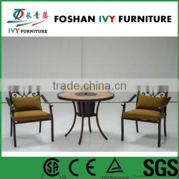 garden coffee shop furniture table and chairs outdoor table set