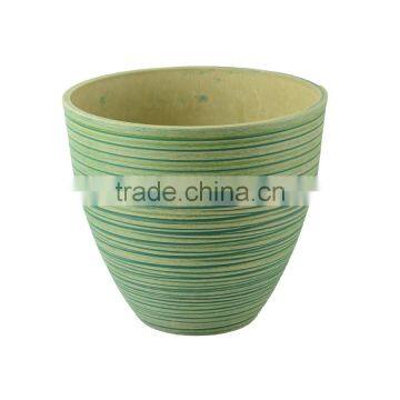 Cheap Eco-friendly Round Weather Resistant Plastic Planter Recycled Durable Supplier photo-4