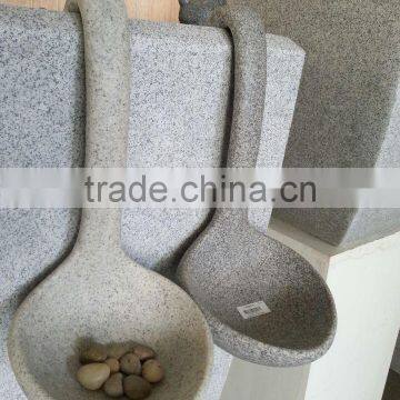 Wholesale Spoon Shape Stone Bird Feeder for Garden photo-2