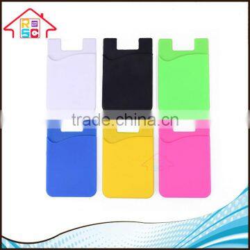 NBRSC Silicone 3m Sticker Smart Wallet Mobile Phone ID Credit Card Holder As Seen on TV photo-6
