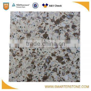 Mix-color brown artificial marble cut-to -size