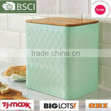 Brand New High Quality Mint Green Pastel Colour Bread Bin Kitchen Storage