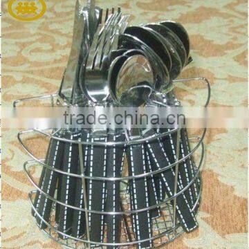 Stainless Steel Cutlery With Plastic Handle photo-1