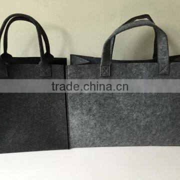China Supplier Customized Logo Printable Foldable Felt Non Woven Shopping Tote Bag Hand Bag photo-2