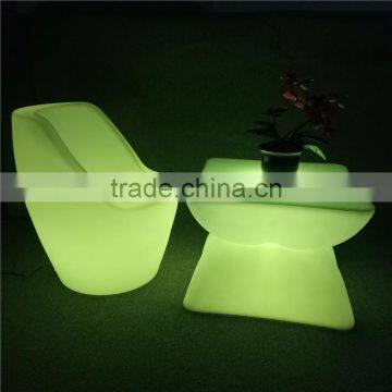 Best Selling Products 5050 RGB LED Glowing Bar Tables LED Poseur Table With 16 Changeable Colors 66*66*50cm photo-4