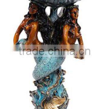 2015 Modern Garden Decoration Bronze Mermaid Water Fountains for Sale photo-5