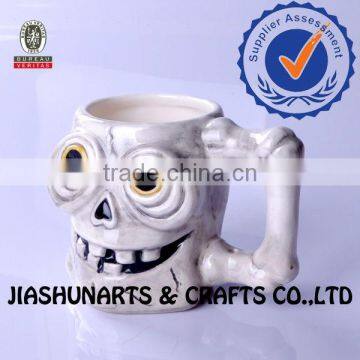 Halloween Skull Ceramic Mugs