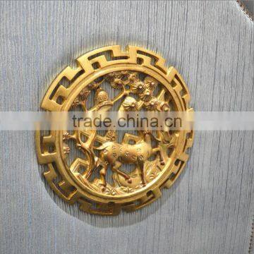 BISINI Luxury Gold Foil Single Seater Arab Sofa photo-4