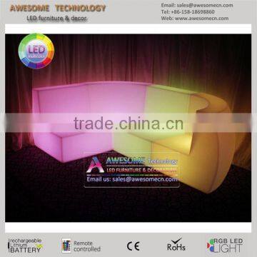 Luxury Night Club Illuminated Led Sofa Set Design photo-4