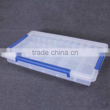 PP Plastic Clear Tool Box Organizer Bin Storage Box With 28 Compartments photo-2