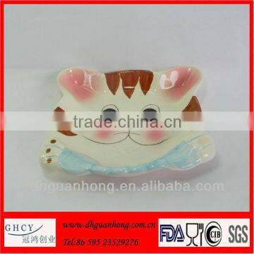 Dolomite Tiger Shaped Pet Bowl Dishes