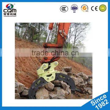 Wooden Excavator Rotating Grab/ Grapple Stone Made in China photo-3