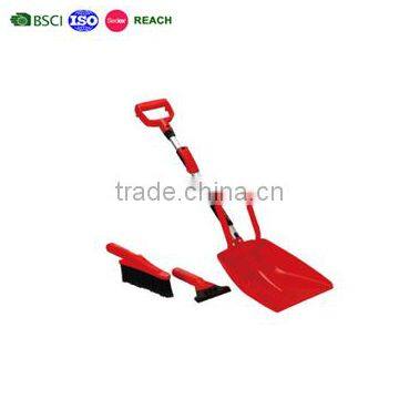 heavy-duty snow shovel with snow brush snow scraper set