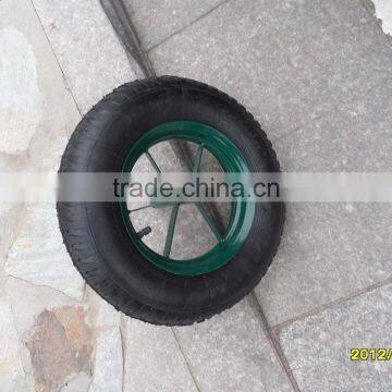 Air Wheel 14x4 Tool Cart Ues Wheels Rubber Wheel 4.00-8 With Steel Rim photo-3