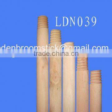Natural wooden broom handle/mop stick