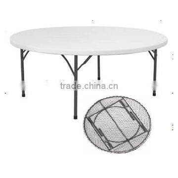 FTB-180R PLASTIC FOLDABLE OURDOOR ROUND TABLE