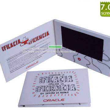 Invitation LCD Video Brochure , Mailable 3D Lcd Greeting Card Custom LCD Display photo-4
