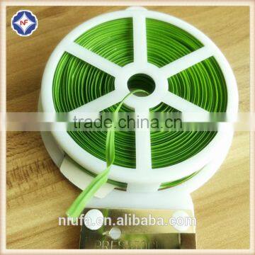 30m Green Plastic Twist Tie Roll With Cutter for Gardening photo-6