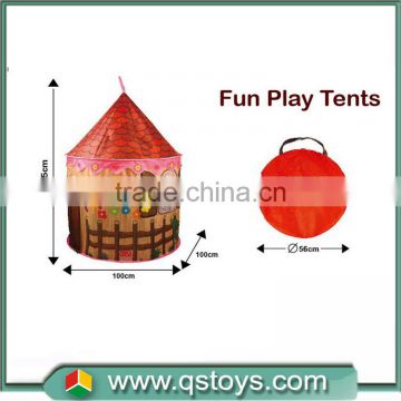 Funny design top toys camp tent in pvc bag