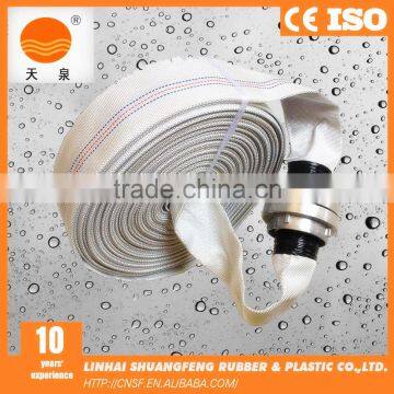 2 Inch Pvc Lining White Fire Hose Reel Connected With Storz Couplings photo-2