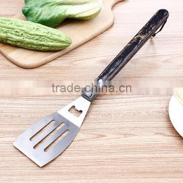 Wholesale Wooden Handle Barbecue Fork Shovel BBQ Tong Set photo-2