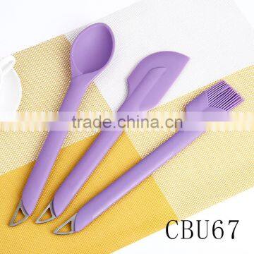 High Quality Factory Price Silicone Set Silicone Spoon Knife Brush Set photo-2
