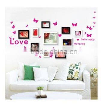 Butterfly Love Photo Wall Can Remove Three Generations of Wall Stickers, Kids Room Decoration 3d Wall Stickers photo-2