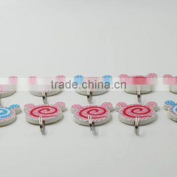 10pcs 2 Colors Cartoon Adhesive Hanging Plastic Hooks photo-2