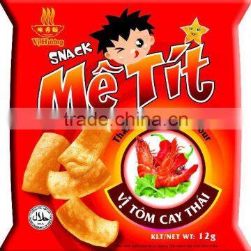 METIT SNACKS Thai style hot shimp flavour