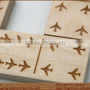 Personalized Wooden Domino Game With Aircraft Theme Wooden Box photo-3
