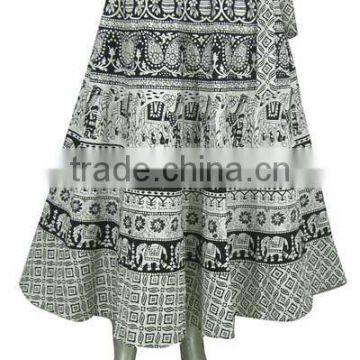 Fancy cotton printed skirts