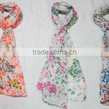 Polyester print stoles