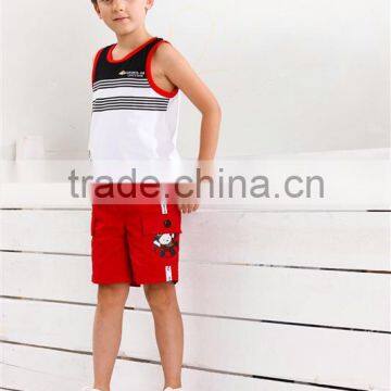 high quality boy cotton short sets boys clothing short sets wholesale clothing sets