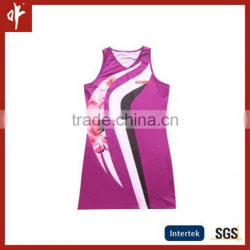 Netball dress uniform with Tiger print