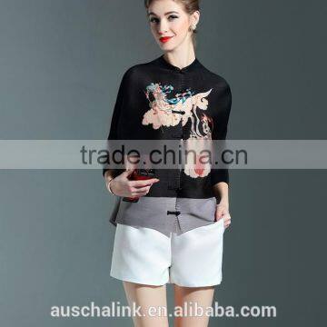 Newest Chinese Stylish Popular Sexy Ladies Loose Top Factory Price